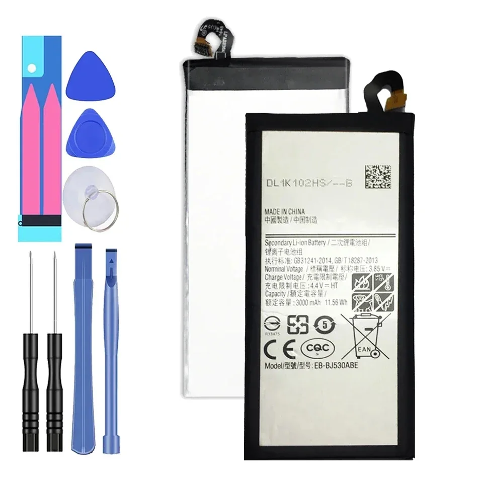 3000Mah EB-BJ530ABE Battery For Samsung J530 J530F J530G 2017,J5 Pro,J530F/DS,J530K,J530L,J530S Batteria + Free Tools