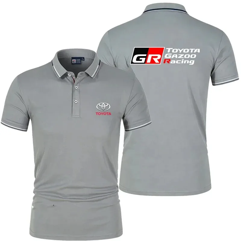 Men's Toyota GR Gazoo Racing Polo Neck T-Shirt Comfortable