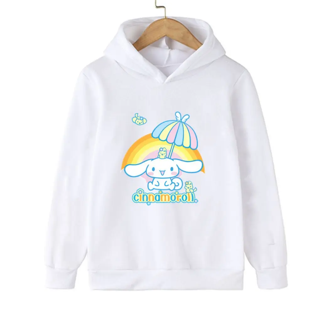 

2024 Kids Clothes Girl Hoodies Hoodie Hello Kitty Children Clothes Warm NEW Child Sweatshirt Girls Lovely Sizes 100-160 Winter