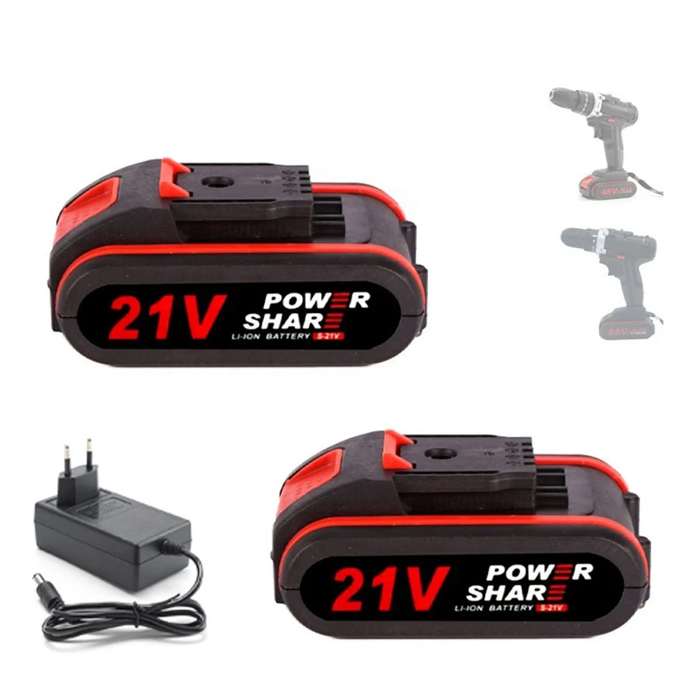 21V Cordless Impact Drill Battery Power Battery,Replace 48VF 36VF 88VF Replacement Battery for Power Tool