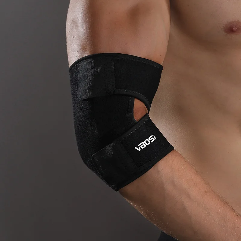 

1/2Pc Adjustable Weightlifting Elbow Protector Elastic Strap for Fitness Bodybuilding Gym Cycling Tennis Badminton Elbow Support