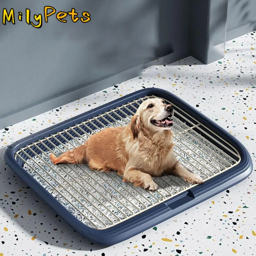 

Rectangle Dog Indoor Tray Toilet Detachable Anti Leakage Dog Litter Box with Shovel Prevent Splashing Dogs Poop Collector Puppy