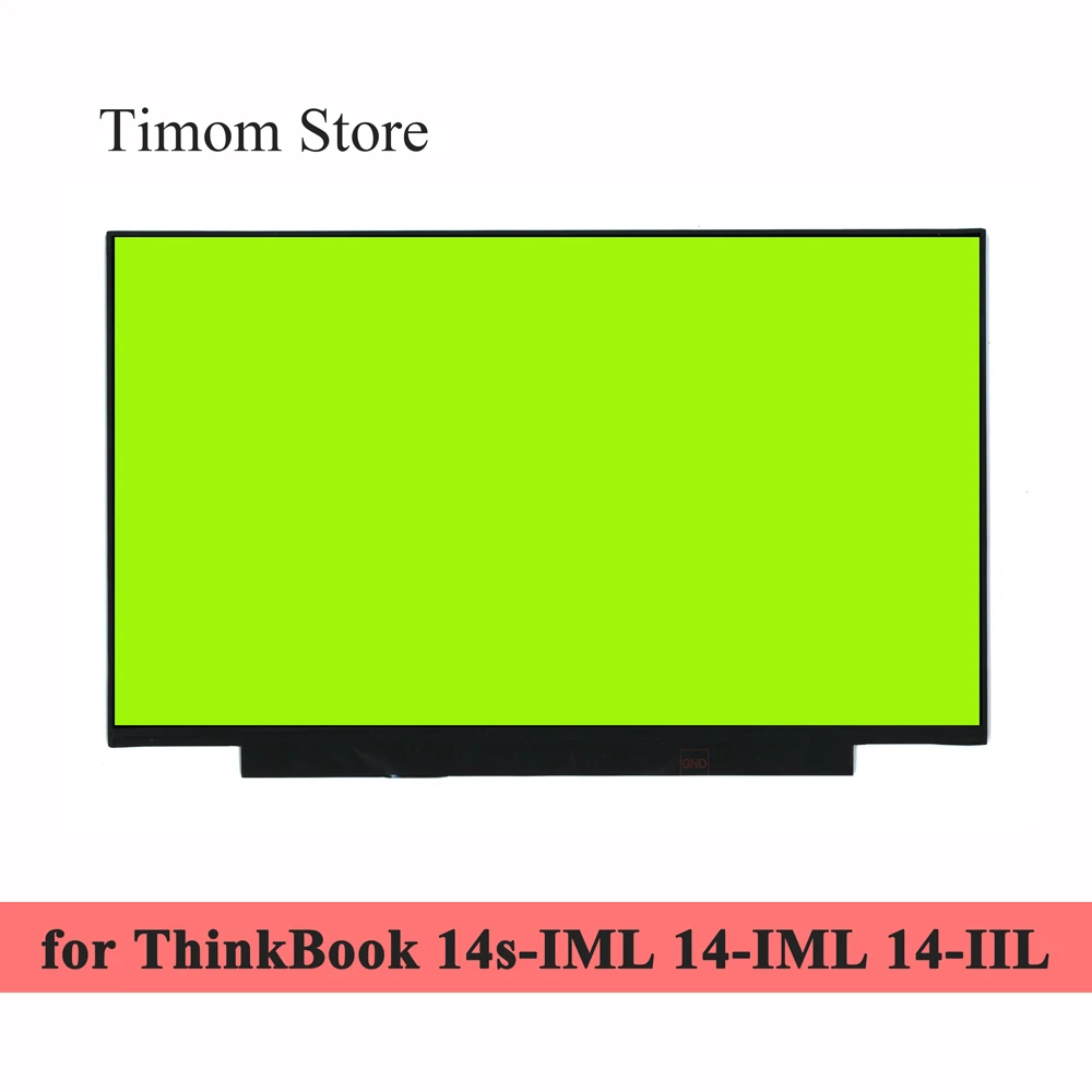 for ThinkBook 14s-IML 20RS Lenovo ThinkBook 14-IML 20RV 14-IIL 20SL 14.0 Laptop LCD Screen Without Screw Hole FHD 1920 IPS 30pin