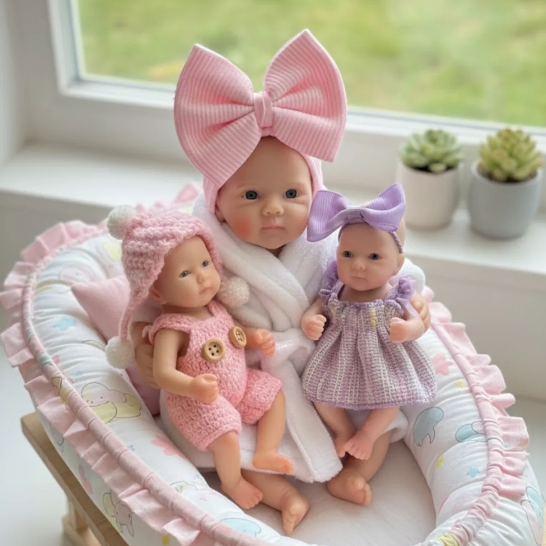 1 قطعة/3 أنماط قابل للغسل لينة 6-13 بوصة بيبي تولد من جديد دي سيليكونا فتاة الدمى مع الطلاء اليدوي الجلد الوليد سيليكون الدمى