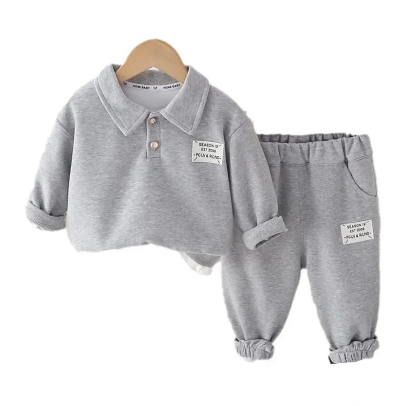 

New Spring Autumn Baby Clothes Suit Children Boys Sports T-Shirt Pants 2Pcs/Sets Toddler Costume Kids Outfits Infant Tracksuits