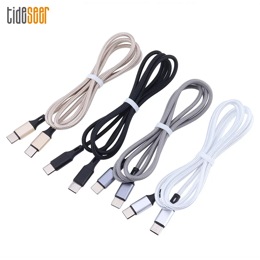 

1000pcs USB Type C to USBC Cable USB-C 2A Fast Charger Wire Cord PD Type-c Cables Charging for Samsung S10 Note 9 Xiaomi Huawei