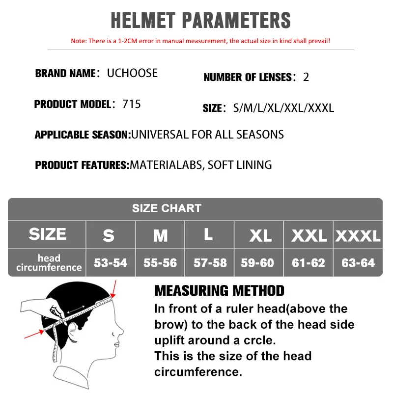 Motorcycle Open Face Helmet For Men And Women Dual Lens Sun Visor Face Shield Top Lightweight Scooter Bike Retro 3/4 Helmet
