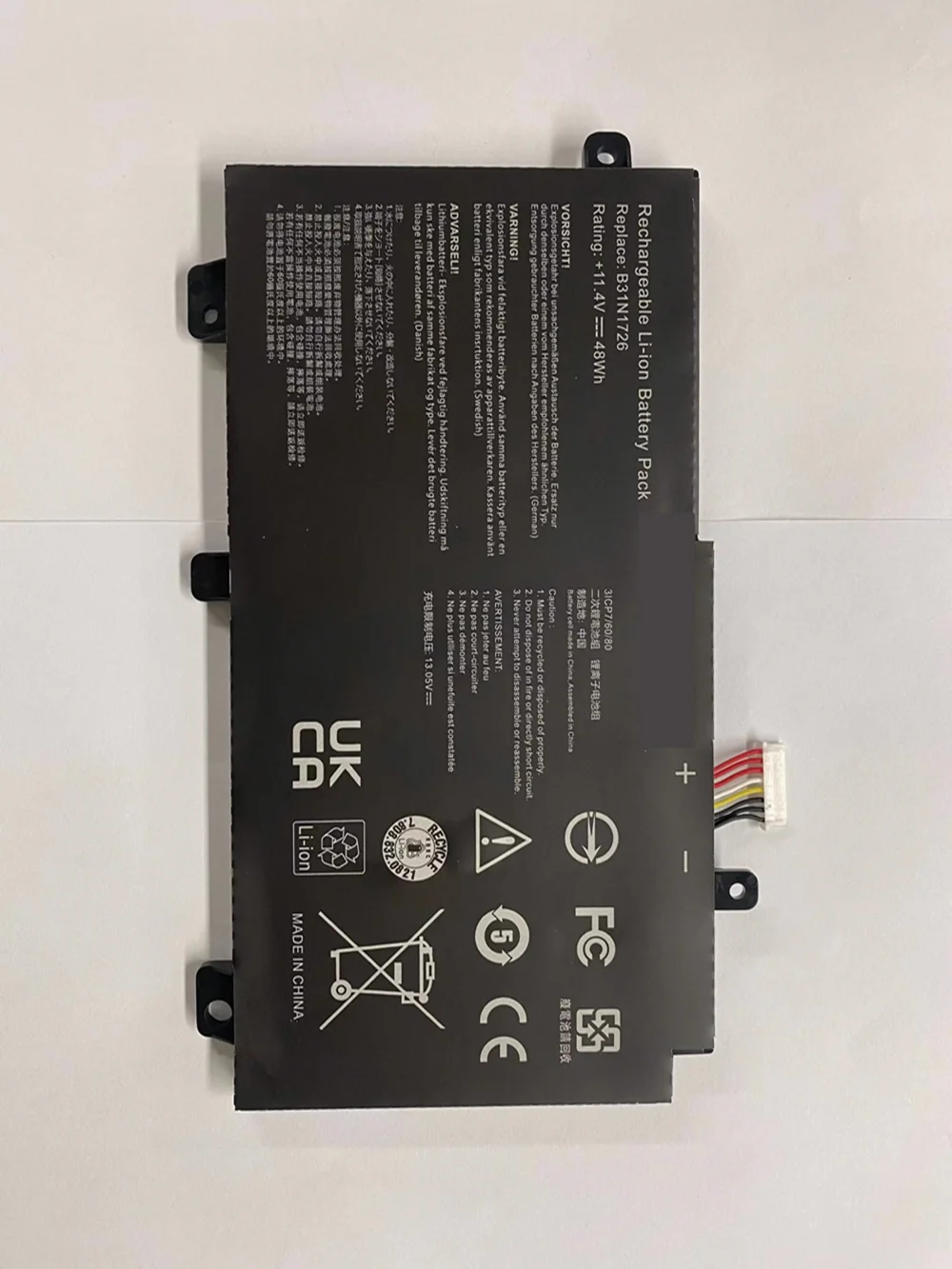 New Laptop battery for Asus  FA506 FA506 FA506 FA506IV FA506IU FX80GD8750-1 FX80GE8750-1 B31BN91 B31N1726-1 FX86FM FA506L FZ80G