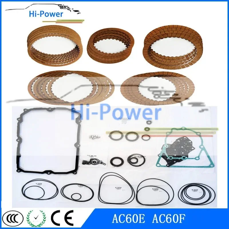 AC60E AC60F Auto Transmission Valve Body Overhaul Clutch Friction Plates Seal Ring For Toyota Prado 3.5L 2.7L Car Accessories