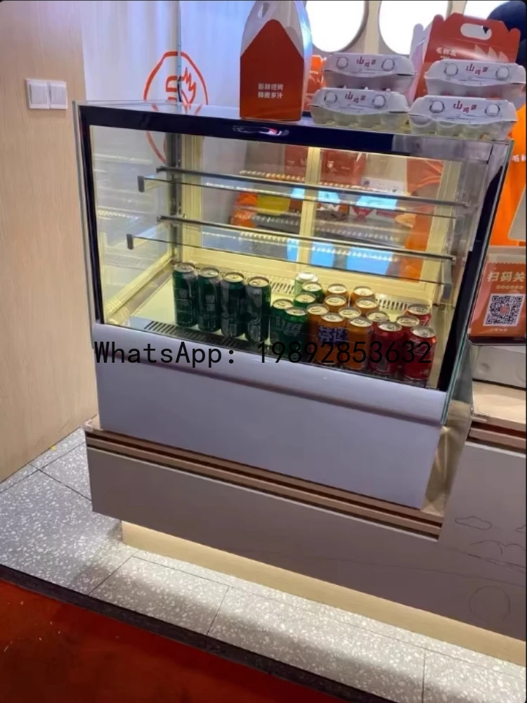 

Cake refrigerated display cabinet commercial small rear door dessert display fruit west point cabinet