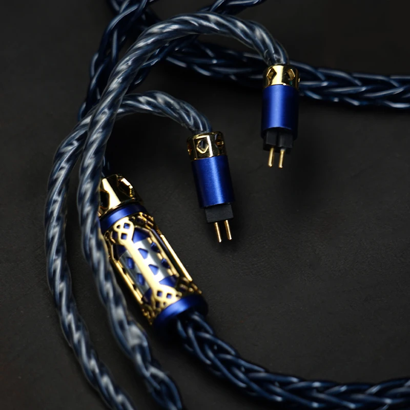 BGVP Temple of God Cable Single Crystal Copper Furukawa Flagship IEM Cable High-Quality Audio Accessories