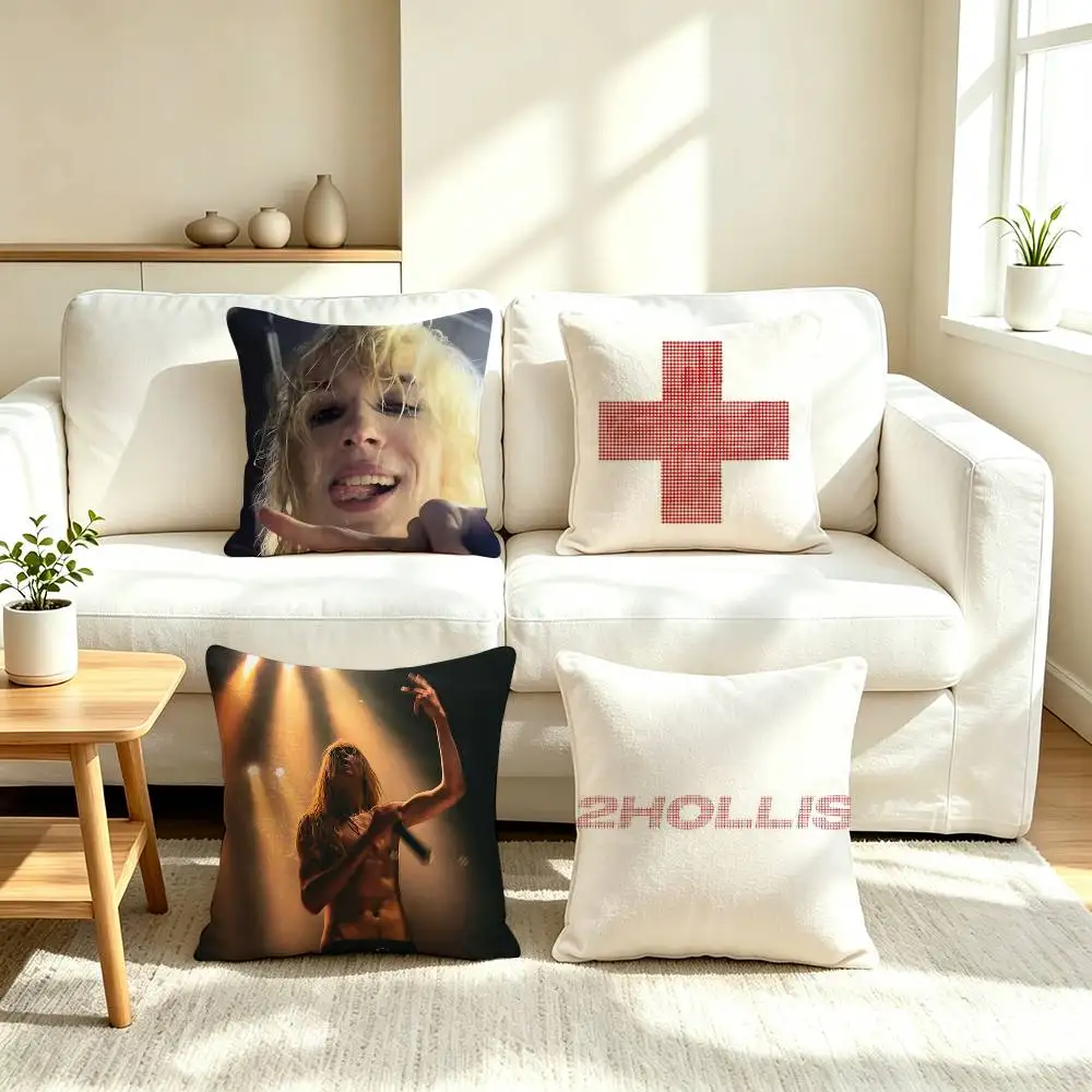2hollis R-Rage Rap  Square Double-Sided printed Pillow Case Bedroom Bedside Pillow Sofa Cushion Cover