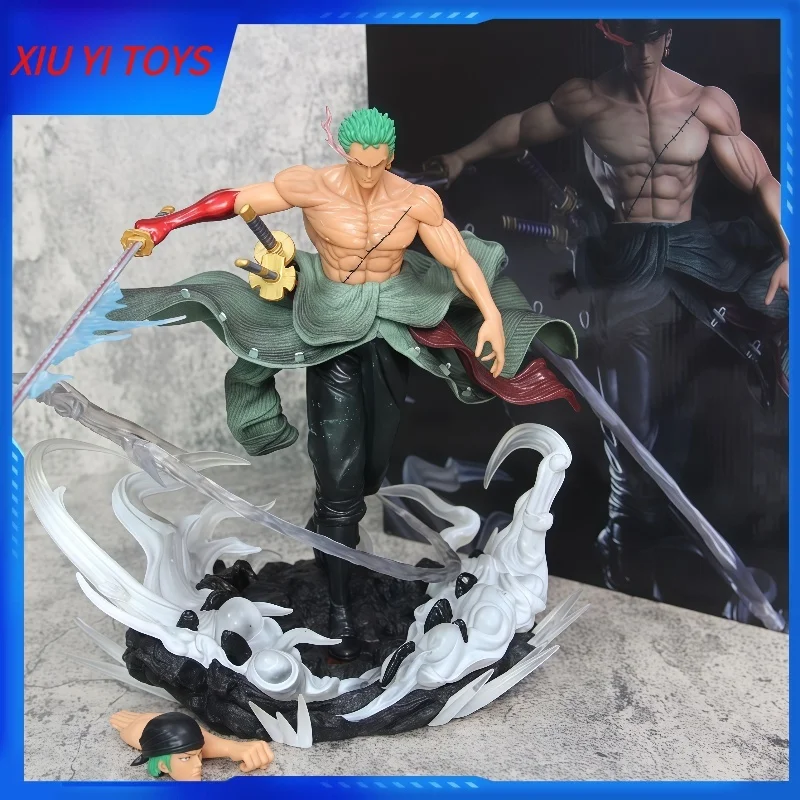 

Аниме One Piece Three Thousand Worlds Battle Roronoa Zoro Statue Gk Двуглавая фигурка Модель Кукла Украшение Подарок