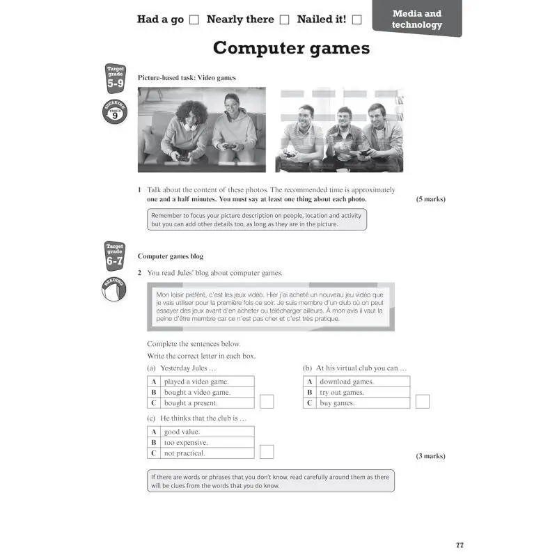 مصنف Pearson Revise AQA GCSE French Revision لامتحان 2026 و2027 مواصفات جديدة Stuart Glover 9781292739755 #4