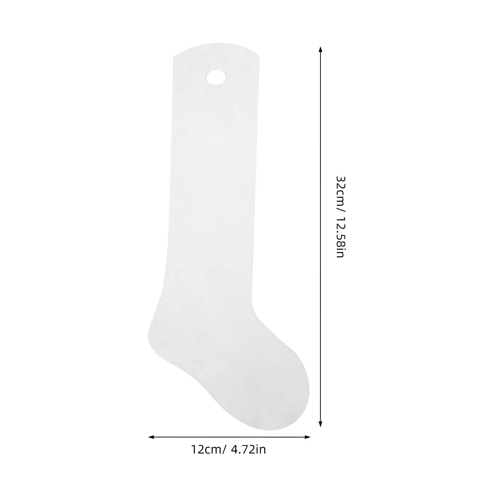 2 قطعة جورب مجلس الألومنيوم تهزهز ل صبغ التسامي تحديد أداة ثقب دائري الطفل جوارب بيضاء كبيرة لوازم
