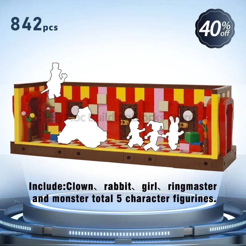

the amazing digital circus toy jax pomni characters action figures building blocks clown bricks rabbit Children birthday gift