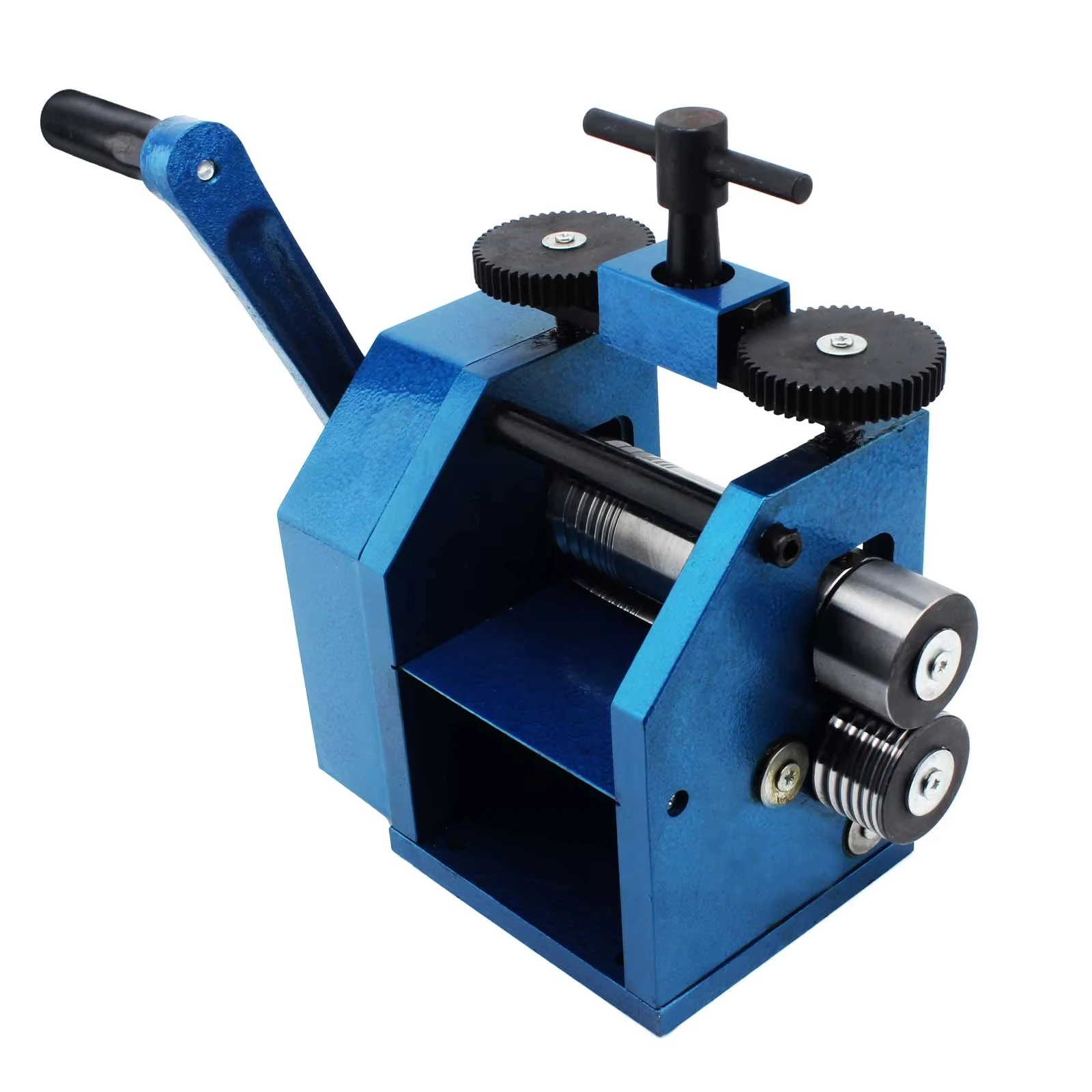 

YPJ-2/YPJ-3 Sheet Square Semicircle Pattern Wire Roller Gear Ratio 1:2.5 Mill Manual Combination Jewelry Rolling Mills