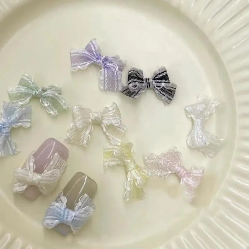Kleiner Punkt-Schleifenanhänger, flacher Aufnäher, Schmuckherstellung, Scrapbooking, DIY, Party-Haarspangen-Accessoires, Heimdekoration, Bastelarbeiten – Detail 9