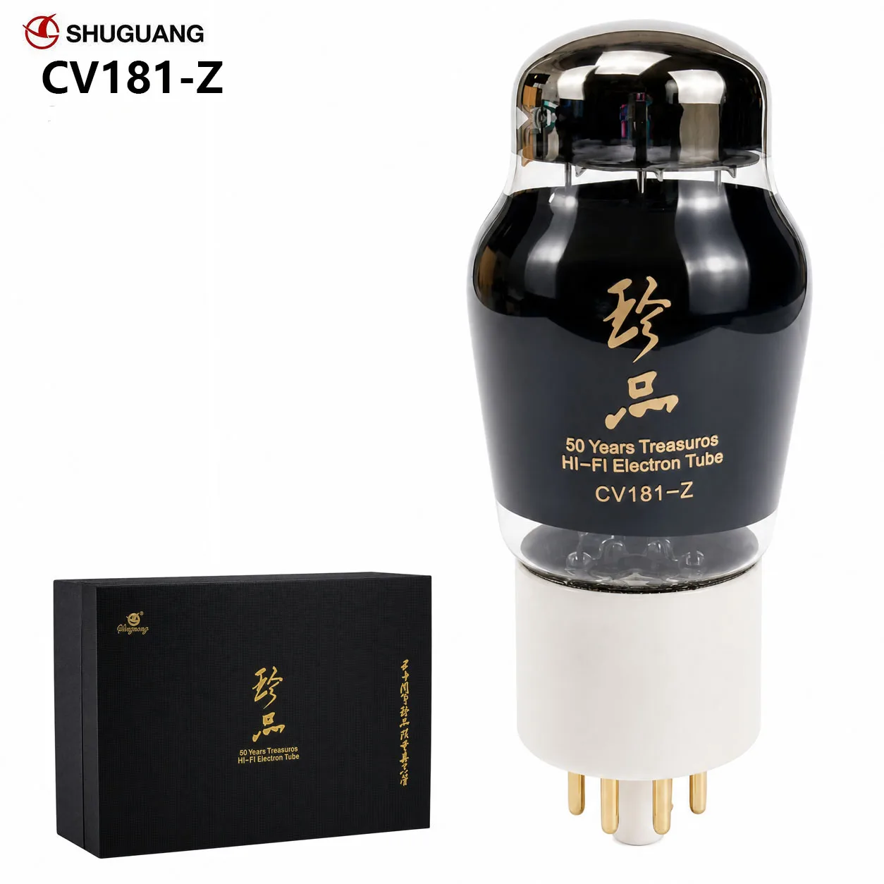 Shuguang CV181-Z Vacuum Tube Premium Edition Precision Matched  Upgrade 6SN7 CV181 6N8P 6H8C Electron Tube HiFi Audio Valve