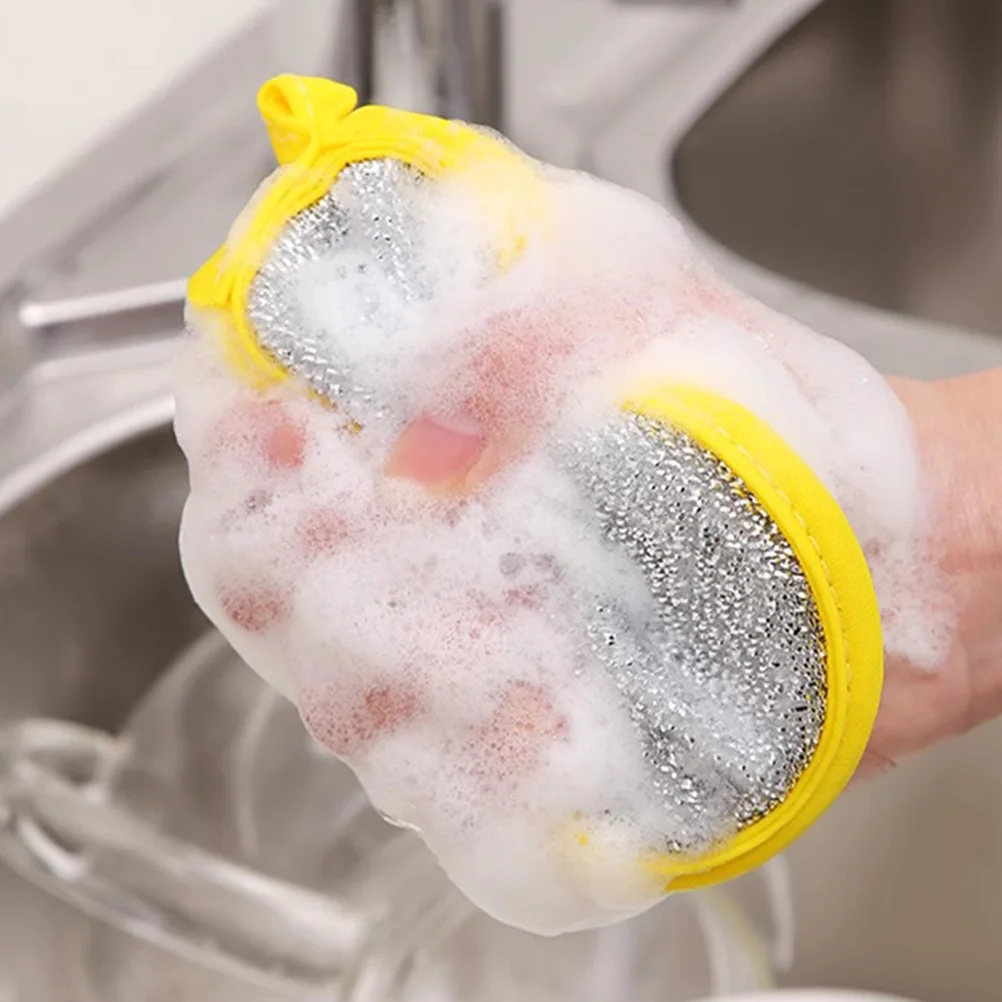 

20 Pcs Dishwashing Sponge Kitchen Cleaning Supplies Nonstick Oil Resistant Scrubbers Thick Sponges For Dishes Pots Large Size