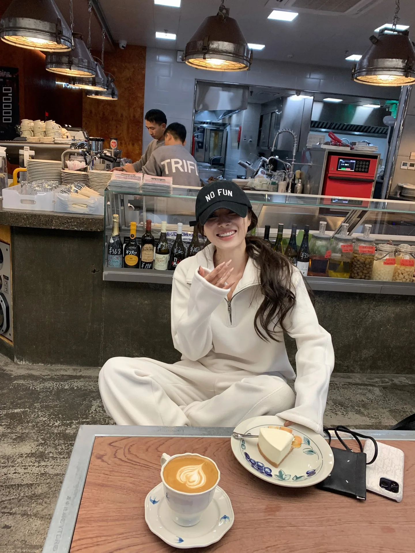 

Комплект NanaByNana: женский двусторонний флисовый свитшот и брюки, белый, весна-осень, повседневный модный ансамбль