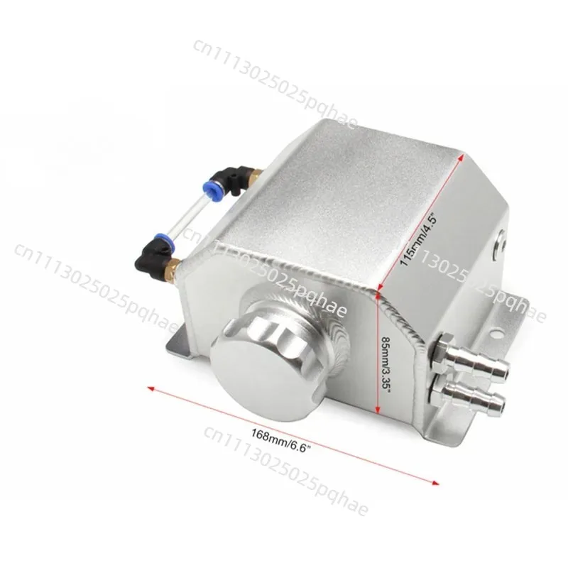 Car 1L/2L Universal Square Breathable Oil Pot Aluminum Alloy Oil Tank Breathing Tank Overflow Pot High Quality