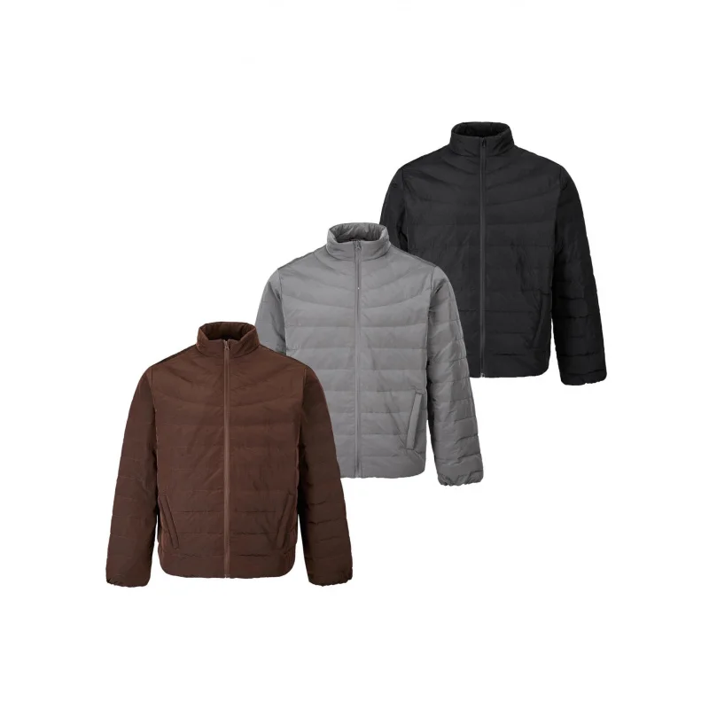 

EME 90 White Duck Down Lightweight Stand Collar Outdoor Casual Warm Jacket Nylon Rib Down Jacket for Men and Women