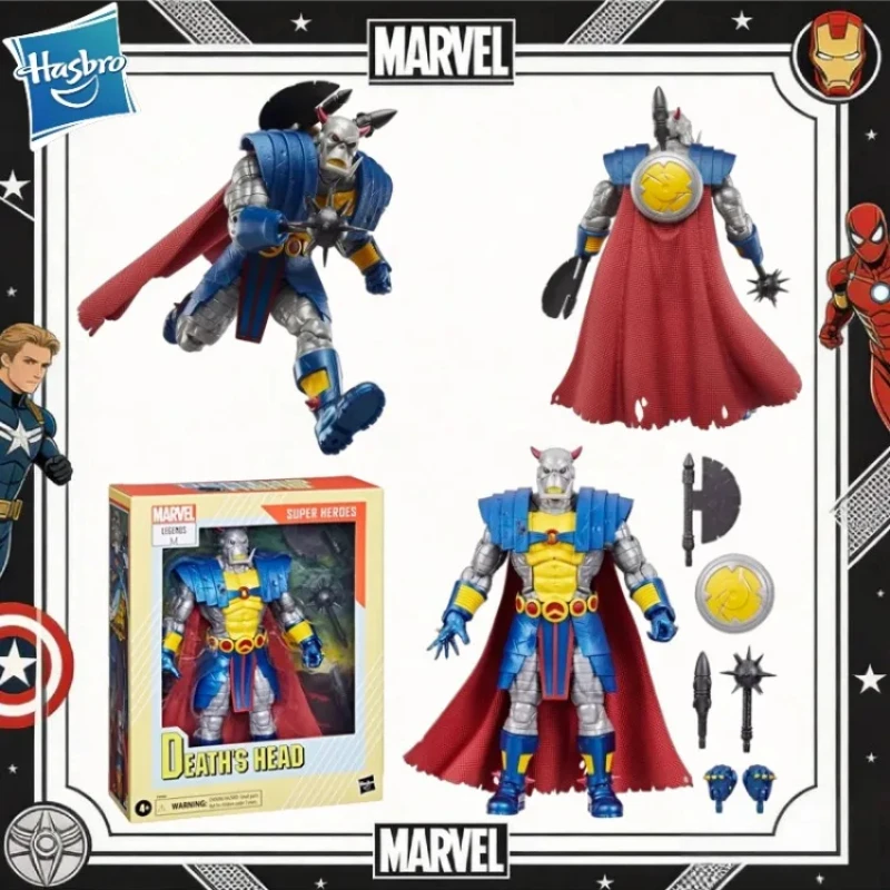 【in-stock】hasbro-marvel-marvel-legends-sdcc-death's-head-dead-head-6-inch-action-figure-collection-gift
