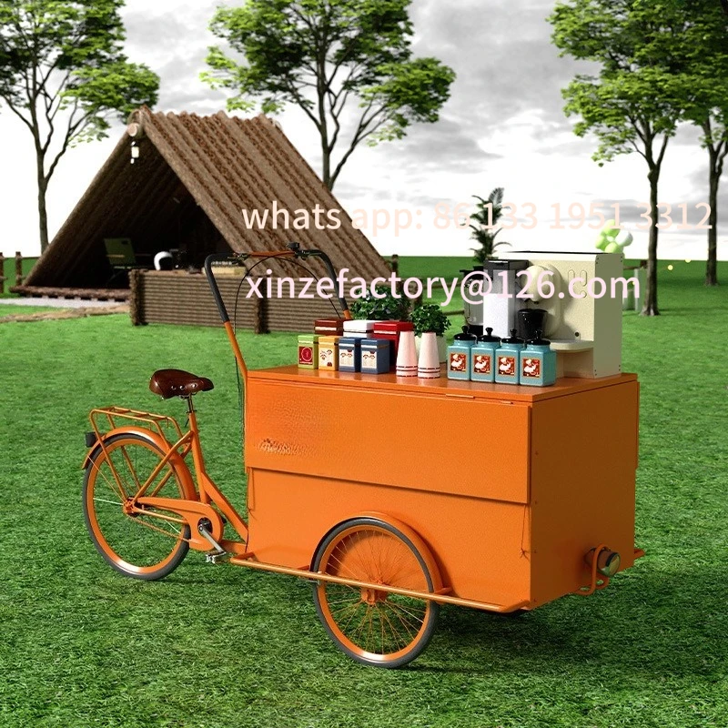 كشك شاحنة للوجبات الخفيفة سوق ليلي عربة ثلاثية العجلات مع مظلة متحركة تعويم مركز تسوق كشك بيع البضائع عربة القهوة عربة