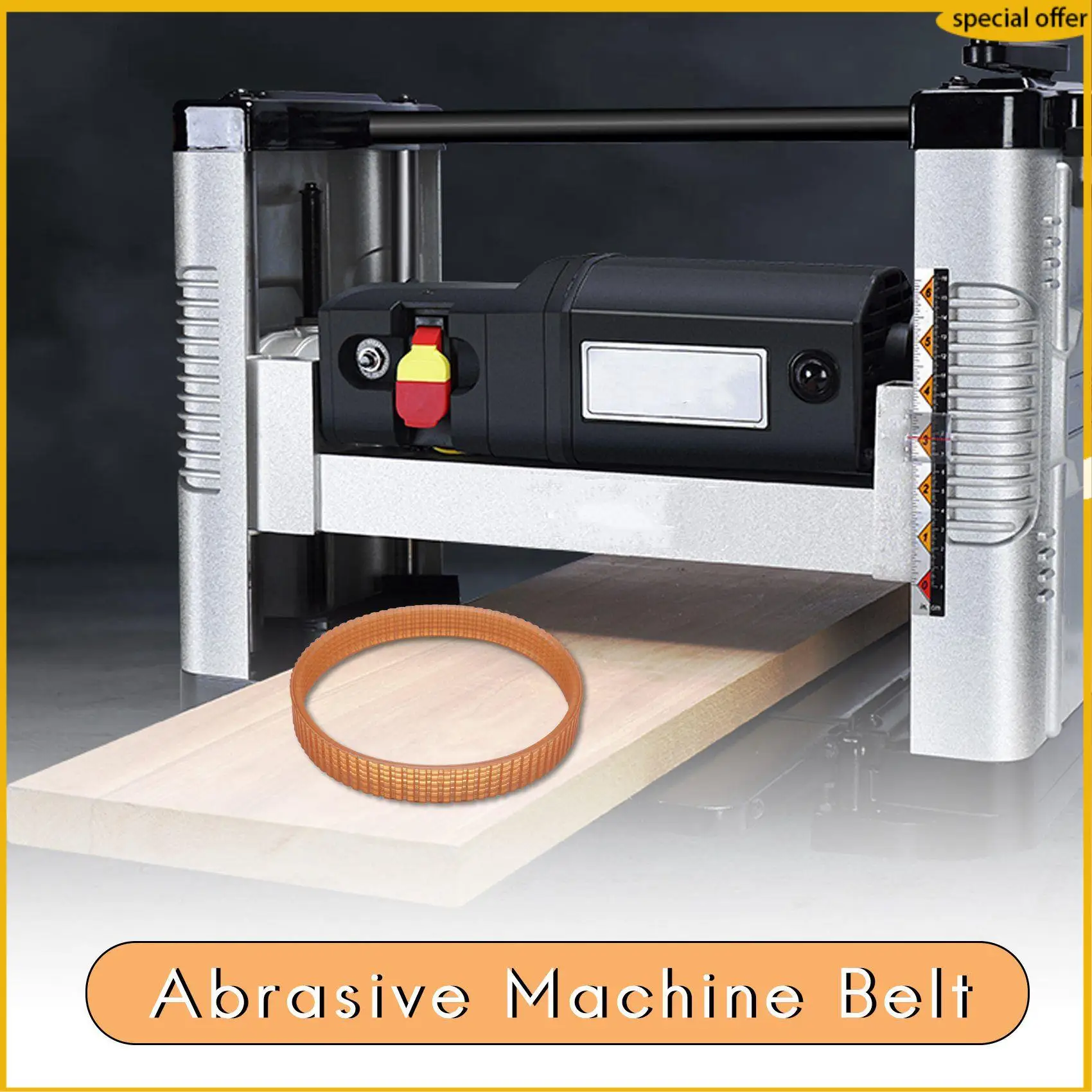 

A50I 2Pieces/Lot 9401-6PJ348 Planer Belt Ribbed Belt Abrasive Machine Belt