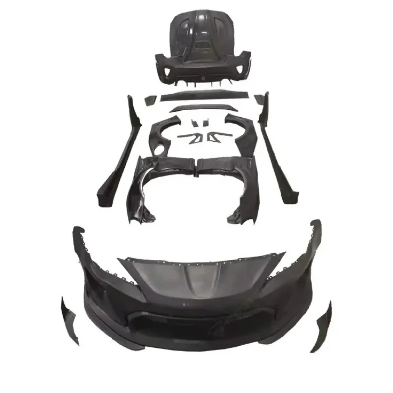 

Upgr to Robot Style Body Kit s 86 FRP Front Rear Bumper Side Skirt Spoiler Hood BodyKit