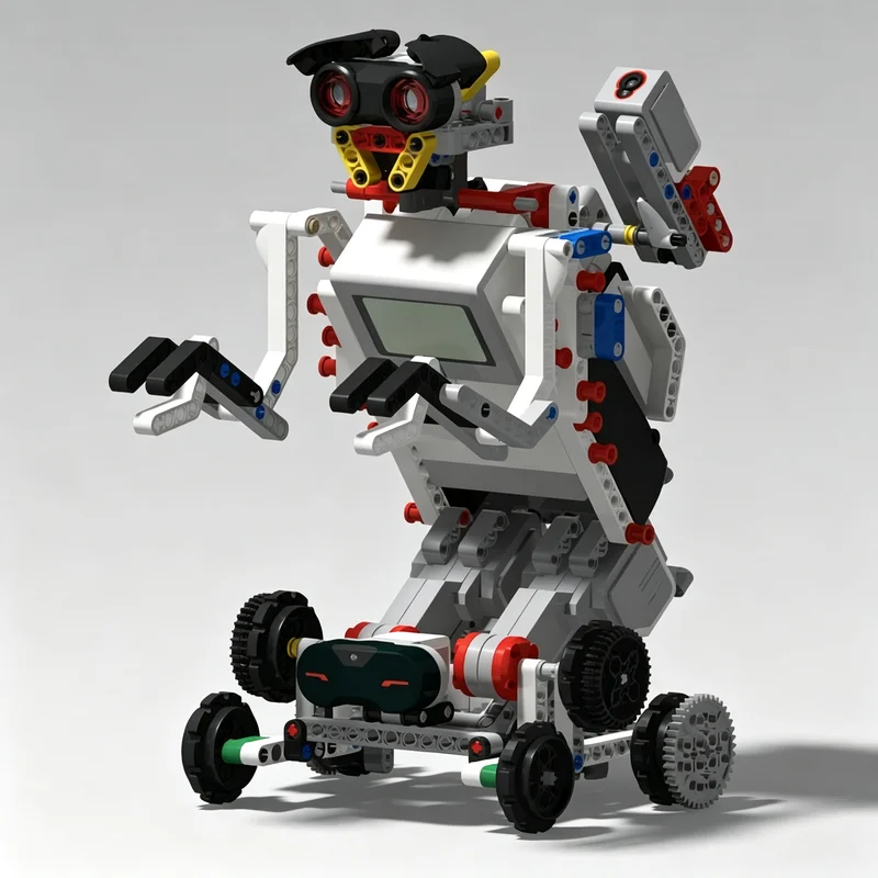 322PCS MOC Intelligent Robot Mechanical Tech Model Building Blocks DIY Assembly Gifts for Adults Collection Desktop