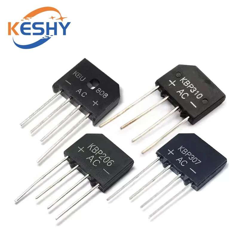 5 قطعة KBP307 ريدج المعدل الطاقة ديود KBP 206 208G 210 306G 310 GBJ2510 KBU 606 610 808G 810 1010 KBJ 406 610G 3510 KBL 608 41