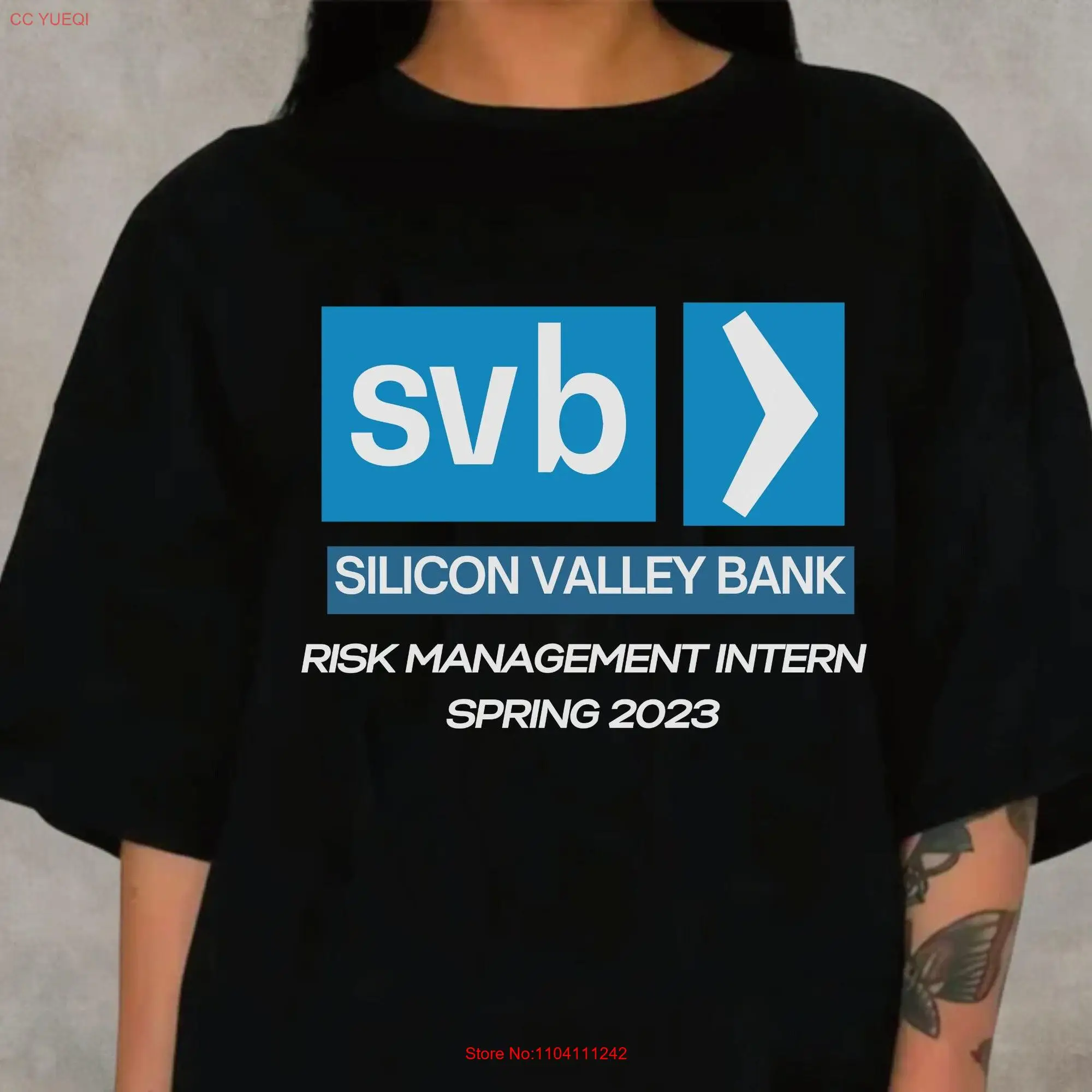 T-shirt du dé parte ment de gestion des risques la silikon tal bank svb lustige finanz banking lange oder kurze ärmel