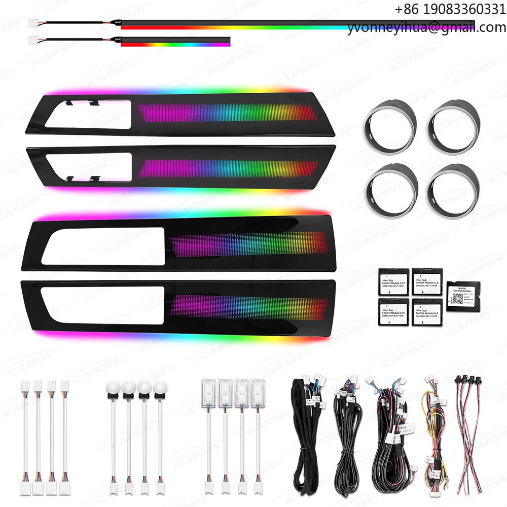 

Обновленное светодиодное освещение салона автомобиля Symphony для Land Rover Discovery 4 2010-2016, декоративные аксессуары