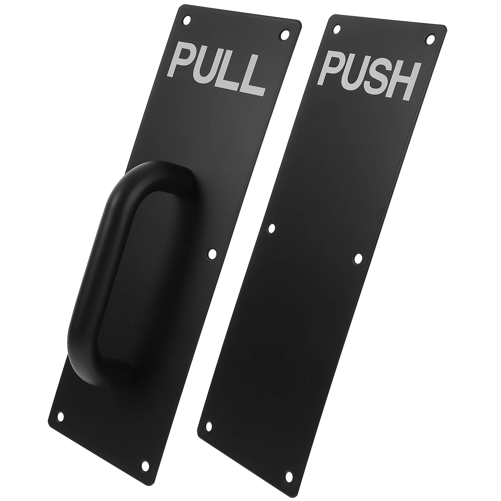 

2Pcs Stainless Steel Push Pull Door Handle Durable Replacement for Fire Cabinet Sliding Doors Commercial Use Door Push Pull