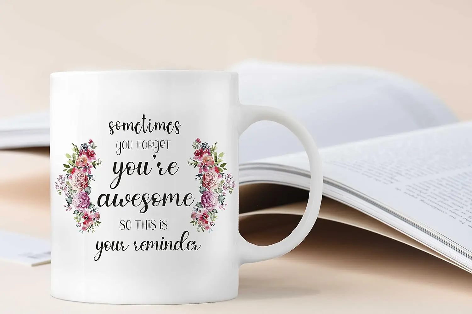 Sometimes You Forget You are Awesome So This is Your Reminder Coffee Mugs Mug,Inspirational Encouragement Gifts for Women, Emplo