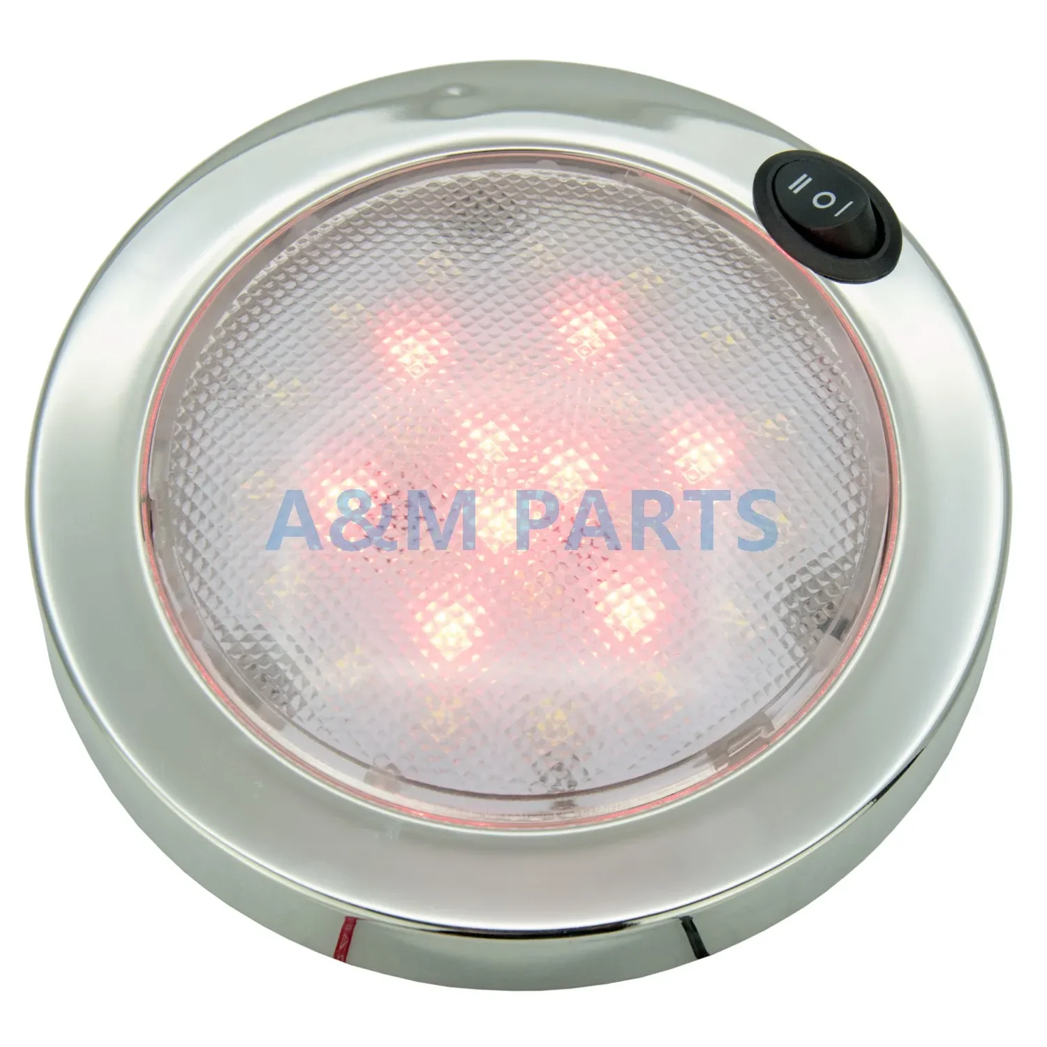 LED Boat Dome Light RV Caravan Cabin Interior Light White/Red - 12V 30PCS P4 LED