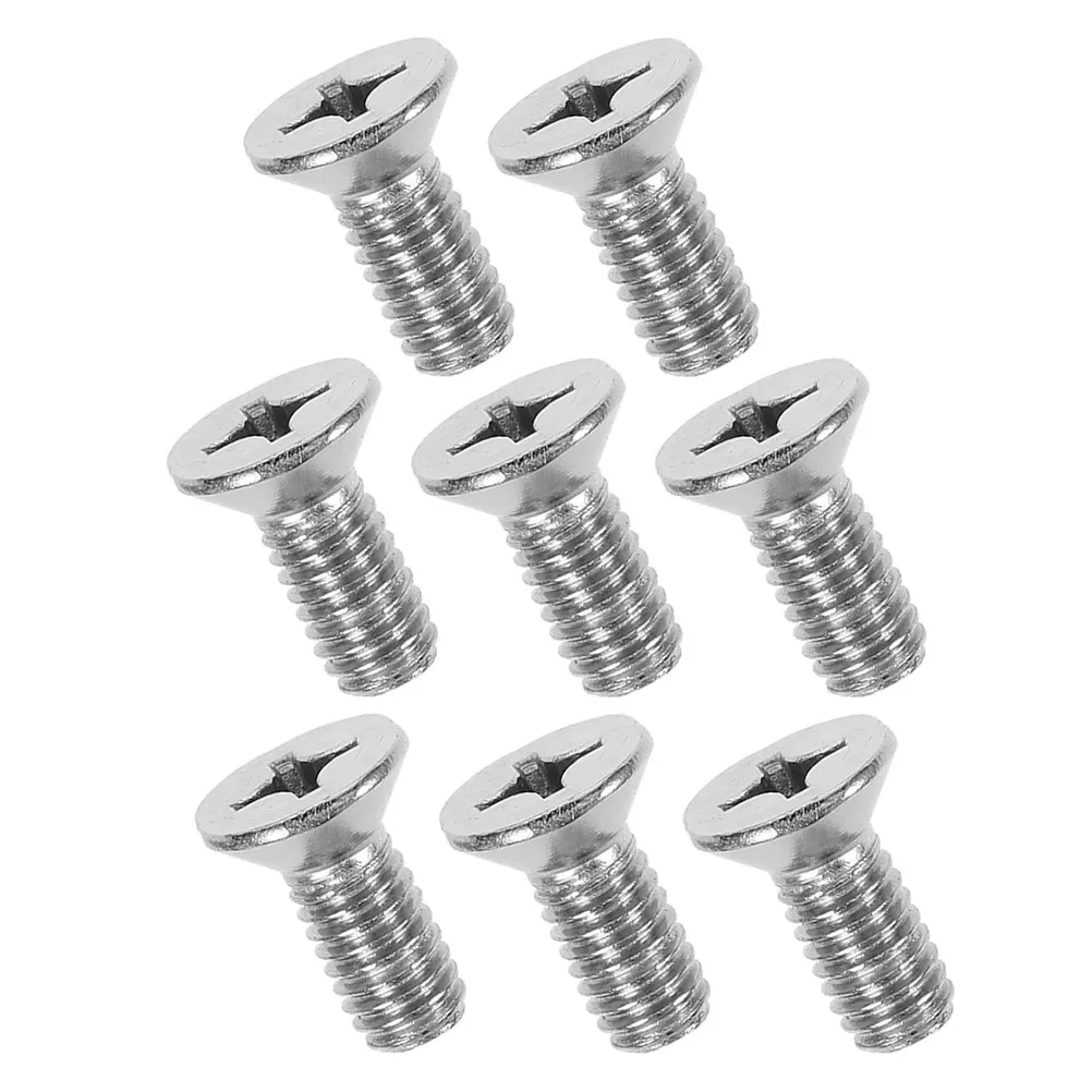 8Pcs Stainless Steel Brake Disc Rotor Screws Kit for Front Rear Disc Brake Rotors Secure Fixing Fast Installation Enhanced