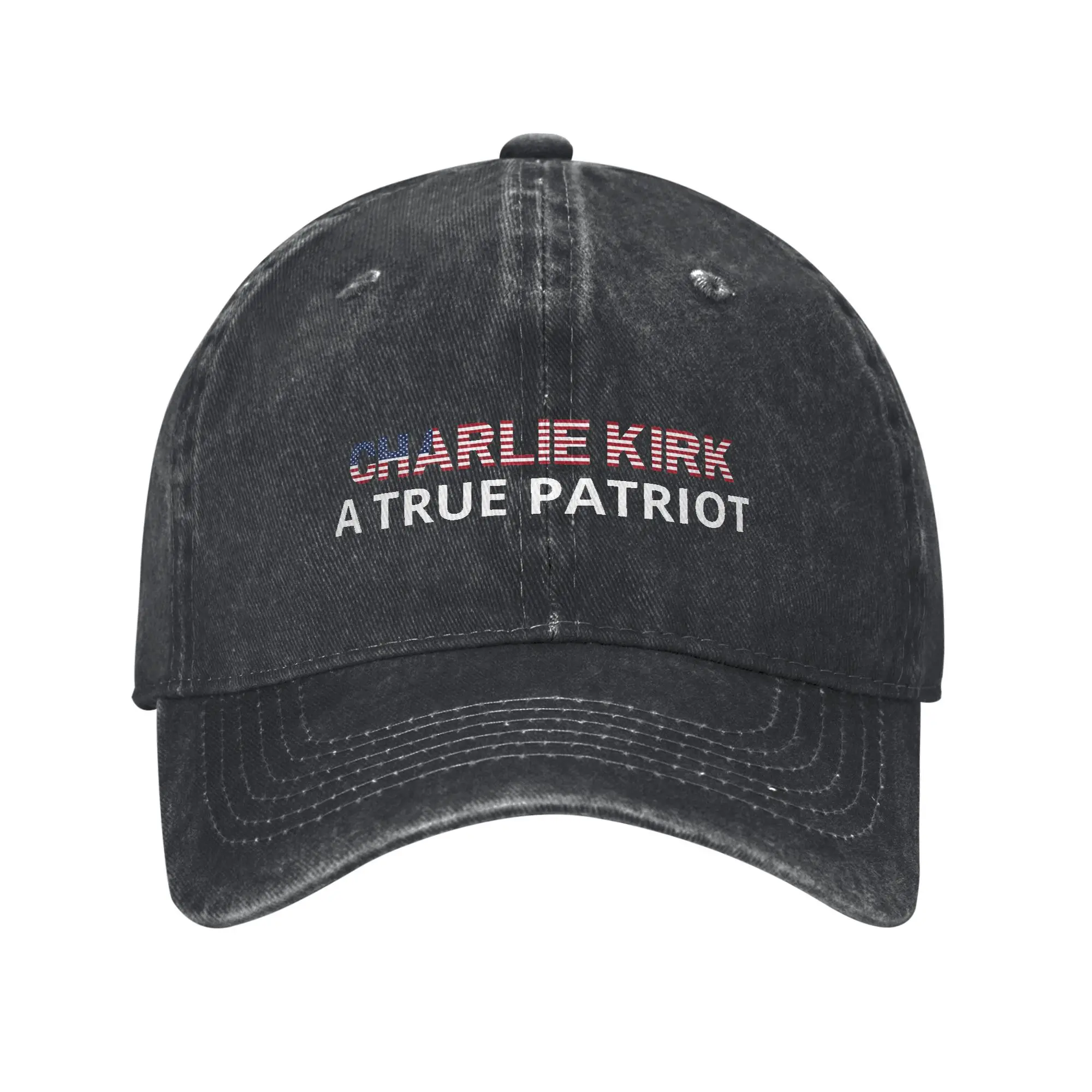 

Charlie Kirk A Ture Patriot Casual Baseball Cap Kpop Rock Trucker Hat Summer Dropshipping Female Male Street Style Snapback Cap