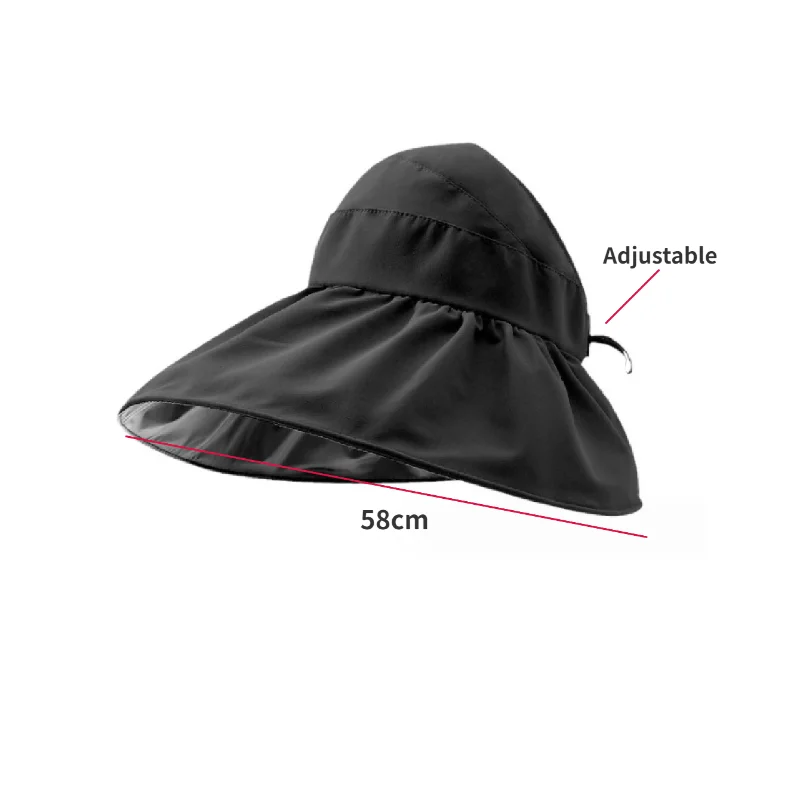 A summer fisherman's hat with UV protection for women outdoors