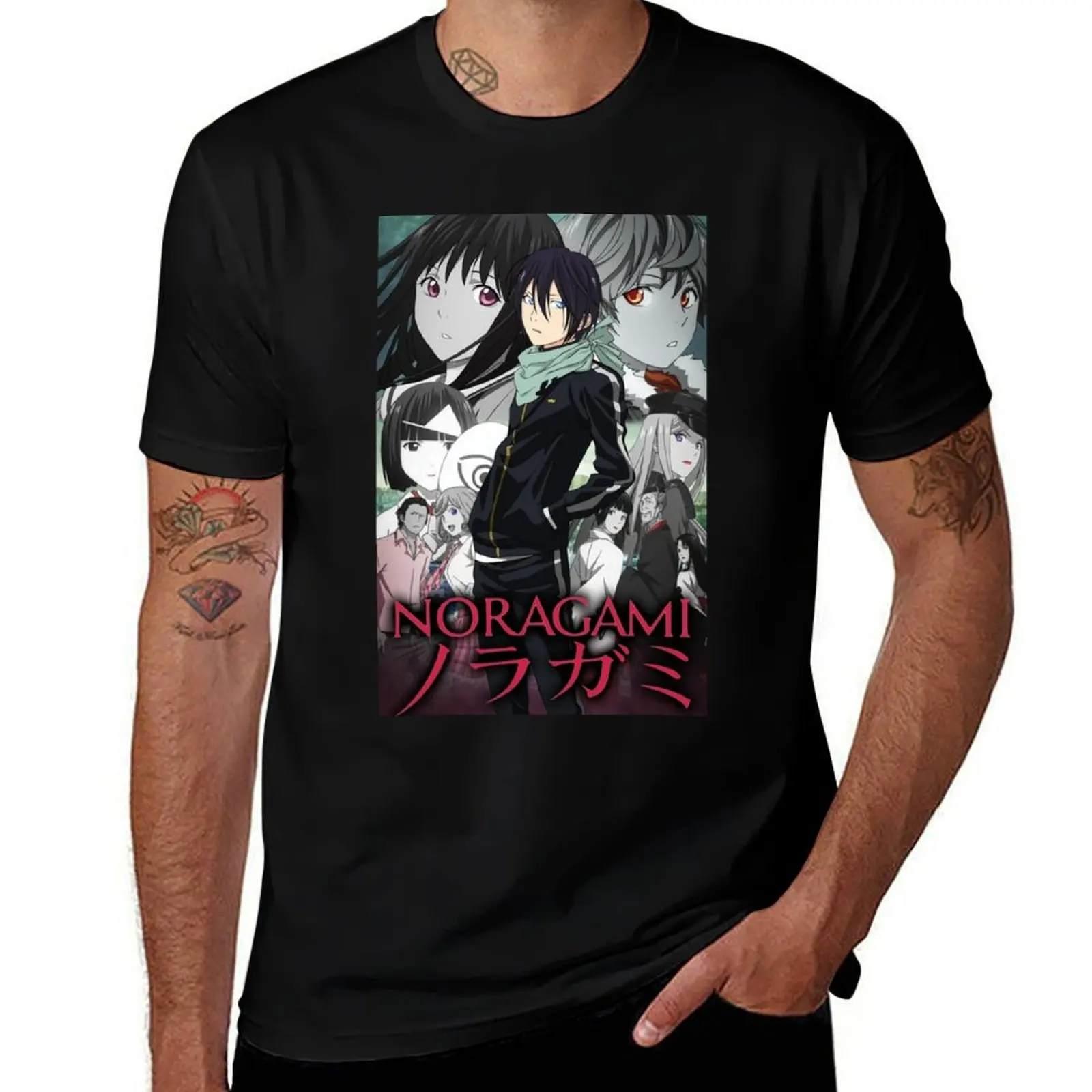 Noragami Poster Impression photo T-Shirt Sports Casual Breathable Tee Shirt