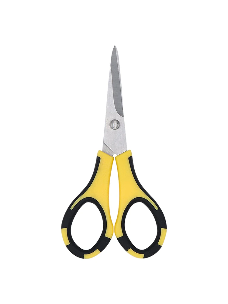 安全カバー付きの小さなクラフト精密はさみ、省力化、紙の切断、学生、カード作成、人間工学に基づいた、オフィス、子供、大人