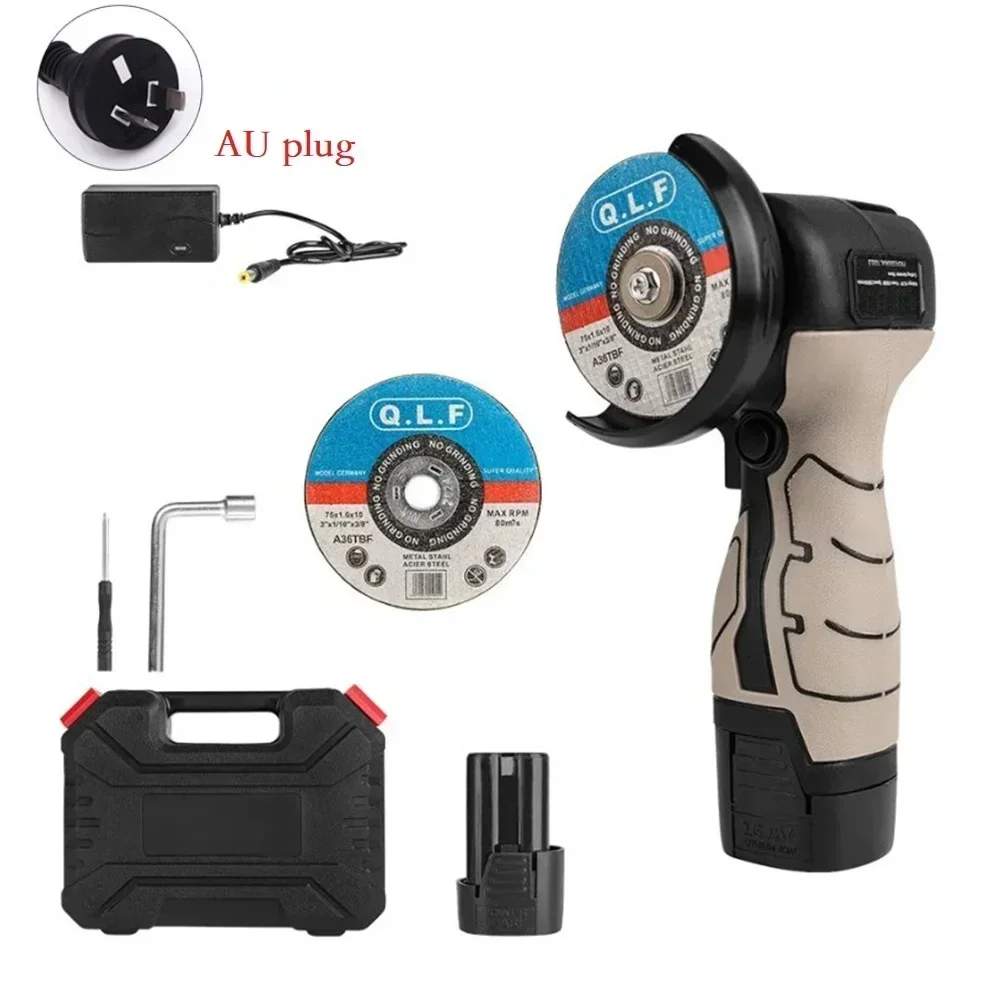 16 8V Brushless Angle Grinder Cordless Polishing Machine with High Rotational Speed Low Noise Ensures Fine Durability