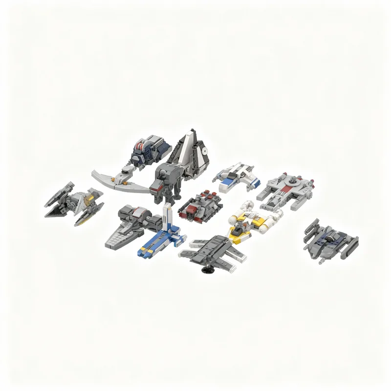 1762pcs MOC Advent Calendar Days Bonus Horizon Seasonal Star Battle Model Toys Building Blocks Christmas Gift Construction