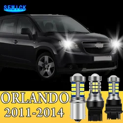 2pcs Dual Mode LED Turn Signal+Daytime Running Light DRL Accessories For Chevrolet Orlando 2011-2014 2012 2013