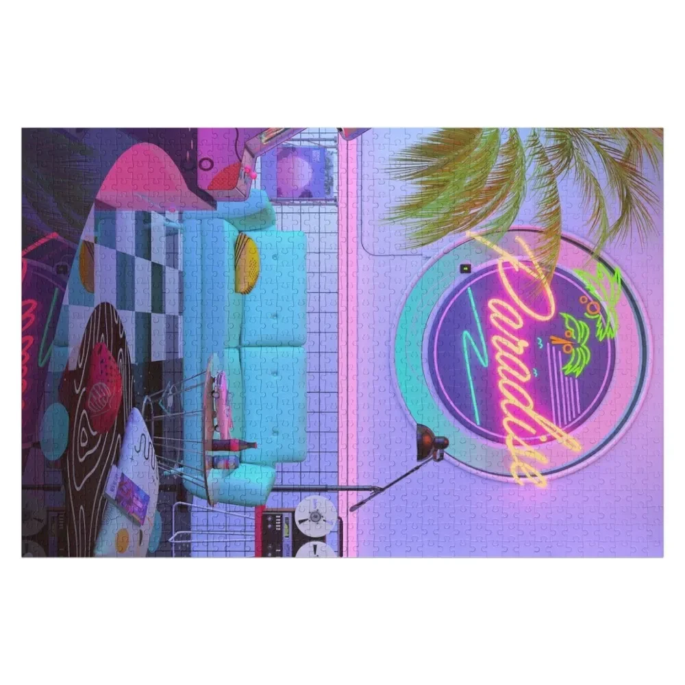 Paradise Wave Jigsaw Puzzle Toddler Toys Customs With Photo Baby Toy Custom Wooden Gift Puzzle