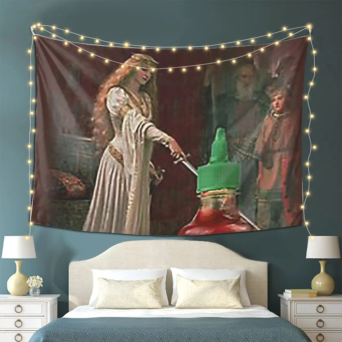 

Сер Рача Шрирача соус гобелен настенный эстетический домашний декор гобелены для комнаты в общежитии