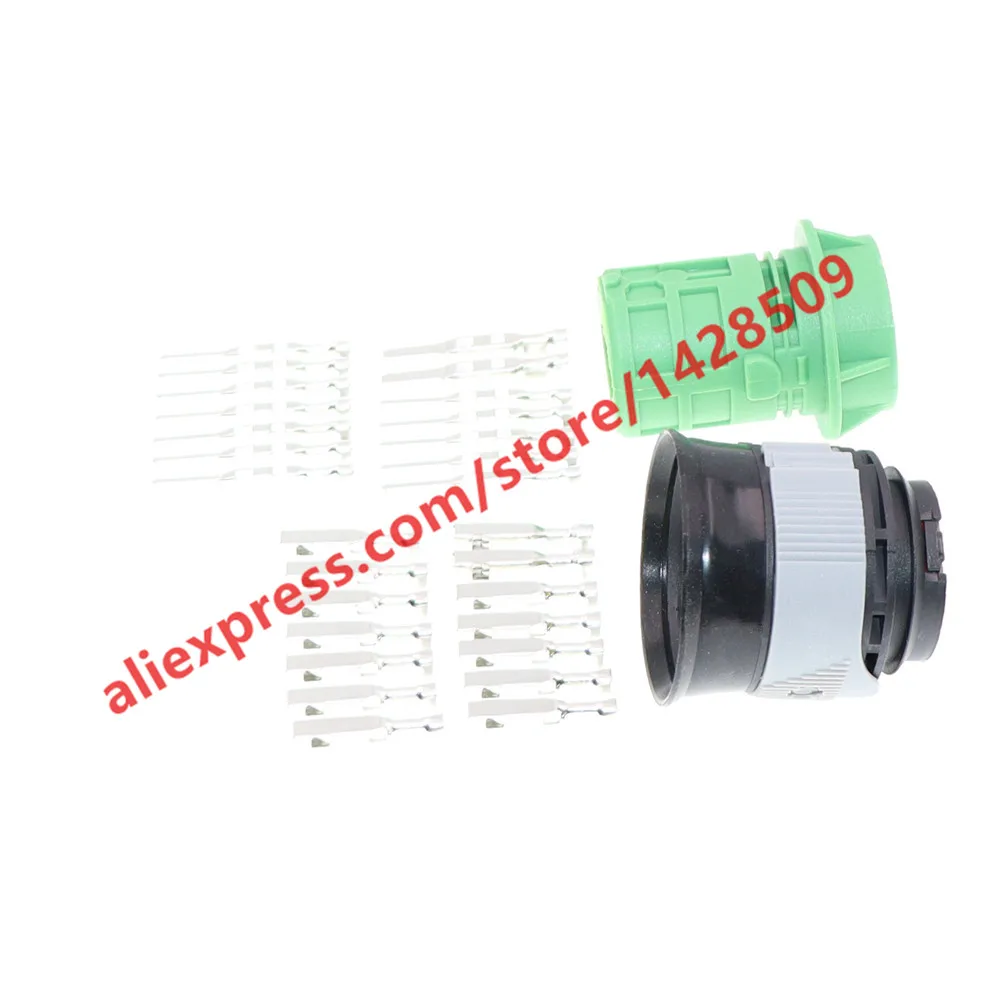 1 Set 14 Pin DTBMHPE14BKSV DTBFHPE14BKSV Car Headlight Socket Auto Lamp Connector 10847366 Light Plug