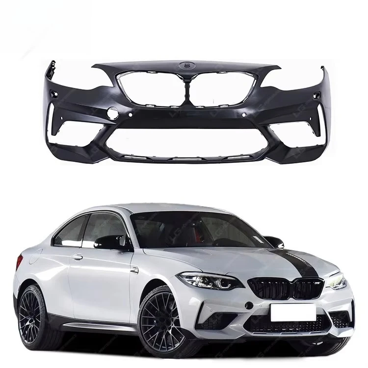 

M2c Body Kit for 2 Series F22 M2c Automobiles Bodykit With F87 Front Bumper PP Material with ABS Gloss Black Grille